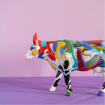 Декоративная статуэтка Ziv’s Udderly Cool Cow - L (30,5*19,5 см)