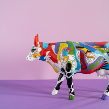 Декоративная статуэтка Ziv’s Udderly Cool Cow - L (30,5*19,5 см)