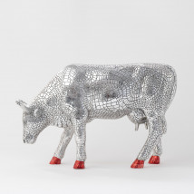 Декоративная статуэтка Mira Moo (Silver) (30,5*19,5 см)