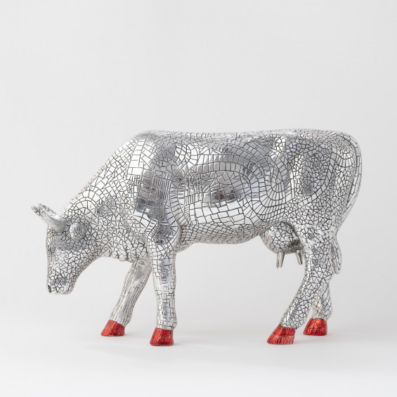 Декоративная статуэтка Mira Moo (Silver) (30,5*19,5 см)