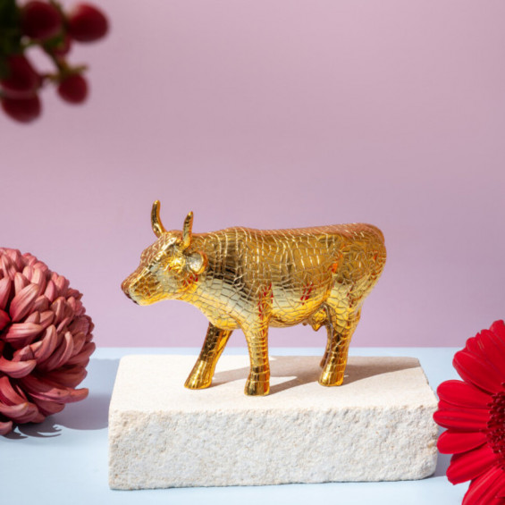 Декоративная статуэтка Mira Moo - Gold (15*9,5 см)