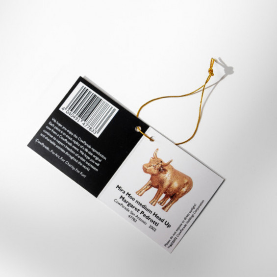Декоративная статуэтка Mira Moo - Gold (15*9,5 см)