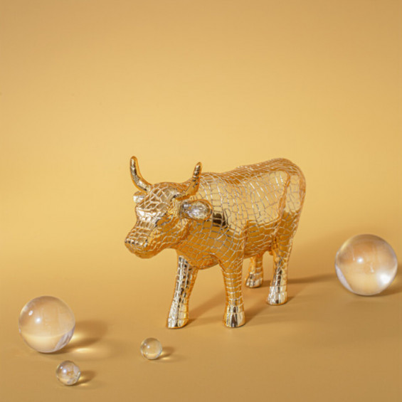Декоративная статуэтка Mira Moo - Gold (15*9,5 см)