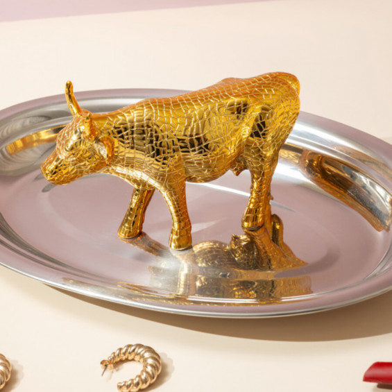 Декоративная статуэтка Mira Moo - Gold (15*9,5 см)