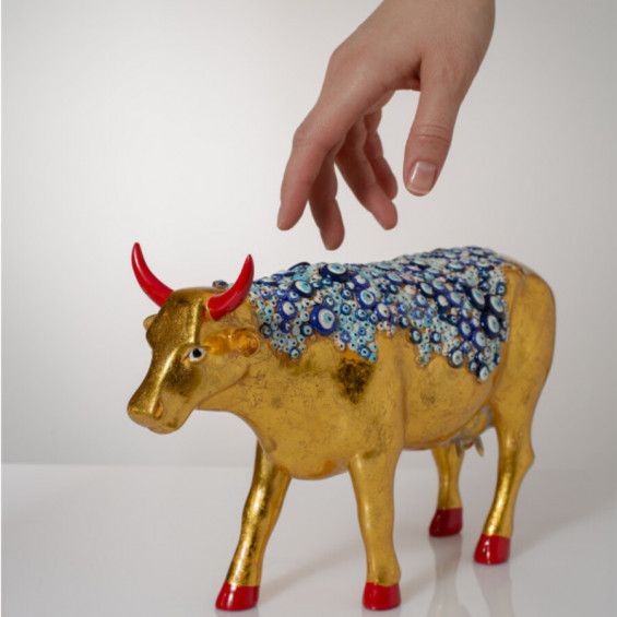 Декоративная статуэтка The Evil Eye Cow - aka Nazar Bonçugu