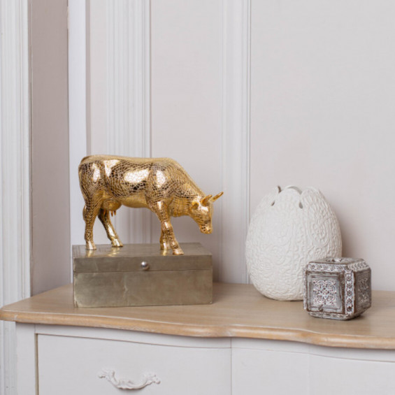 Коллекционная корова Mira Moo Gold ( 30,5*19,5 см)