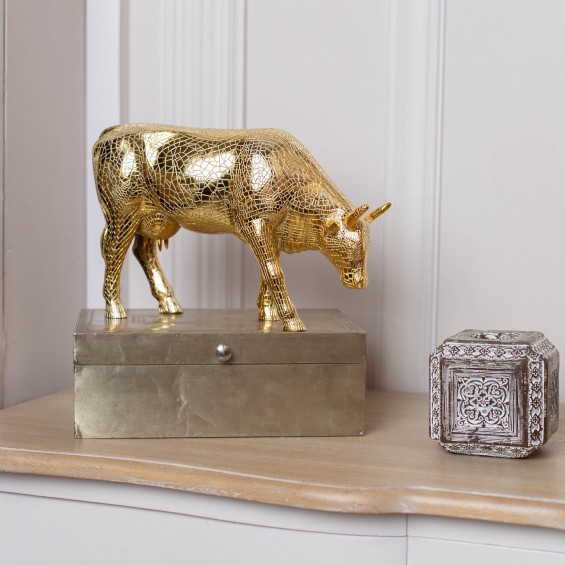 Коллекционная корова Mira Moo Gold ( 30,5*19,5 см)