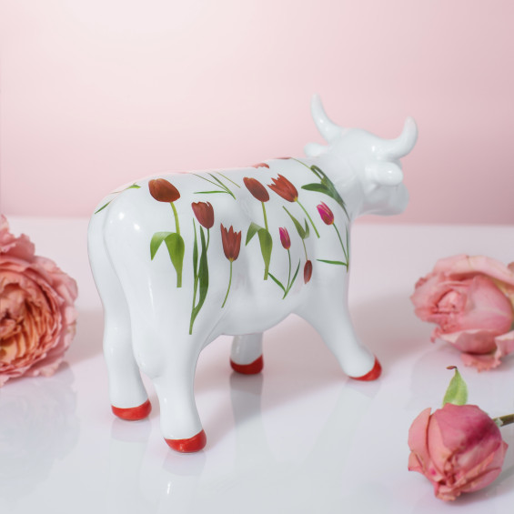 Коллекционная корова Red Tulip Cow (16,5*11 см)