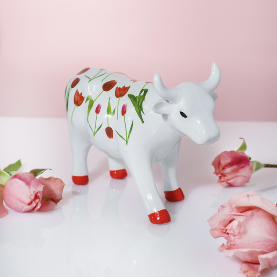 Коллекционная корова Red Tulip Cow (16,5*11 см)