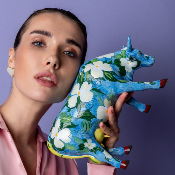 Коллекционная корова Cowalina Dogwood (30,5*19,5 cм)